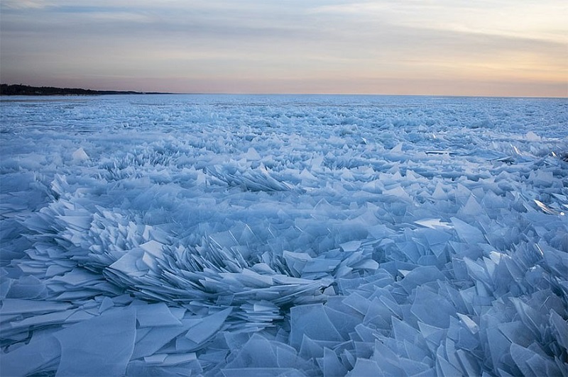 băng tan ở hồ Mỹ 
